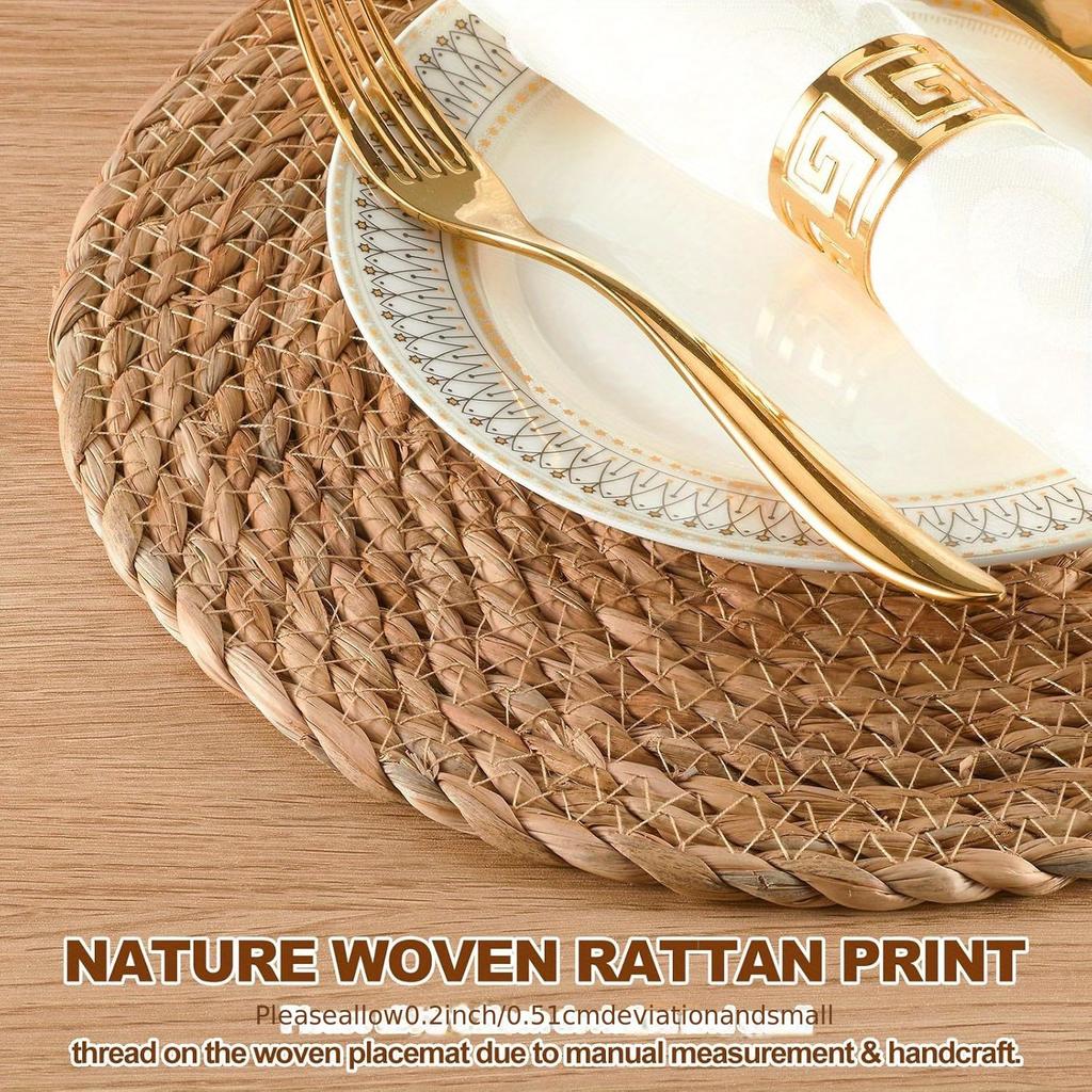 Ručně vyráběná přírodní tkaná prostírka - 30,48 cm X 77,42 cm - Ideální pro stolování v bohémském stylu