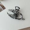 Hollow Spider Hair Claw rhinestone Metal Hair Claw Simple Large Shark Clip  Halloween
