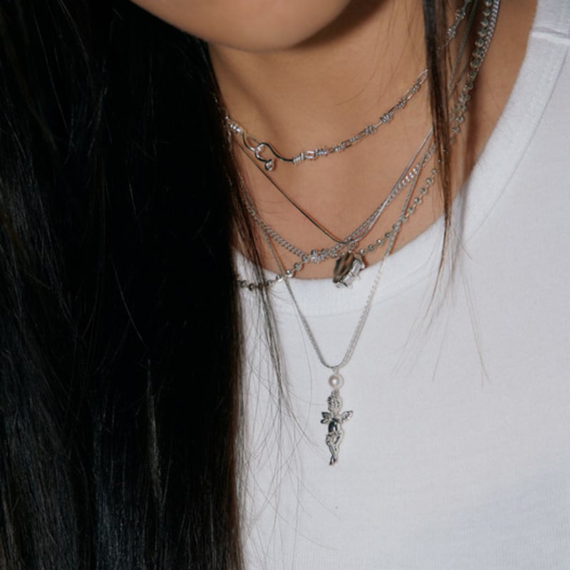 Fillow Big Pearl Cupid Necklace
