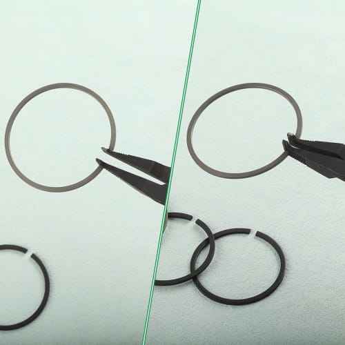 LEONTOOL Locking Ring Pliers, C-Ring Pliers, Circlip Pliers, Straight, Non-Slip, for Installation and Removal, Automotive Maintenance Tools, Precision