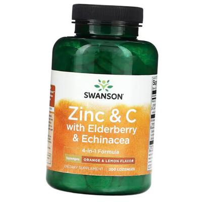 Zinc and C with Elderberry and Echinacea, 200 Orange Lemon Lozenges (71280109)