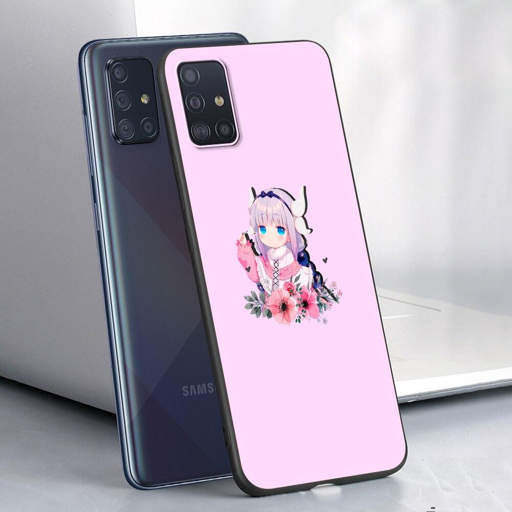 Miss Kobayashis Dragon Maid Anime Phone Case for Samsung Galaxy A51 A71 A21S A12 A11 A31 A52 A41 A32 5G A72 A02S Silicon Cover