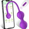 უსადენო APP დისტანციური მართვის ვიბრატორები ქალებისთვის კლიტორის ძუძუსთავების სტიმულატორი კეგელის ბურთები სექს-სათამაშო ქალებისთვის ზრდასრულებისთვის 18 წყვილისთვის