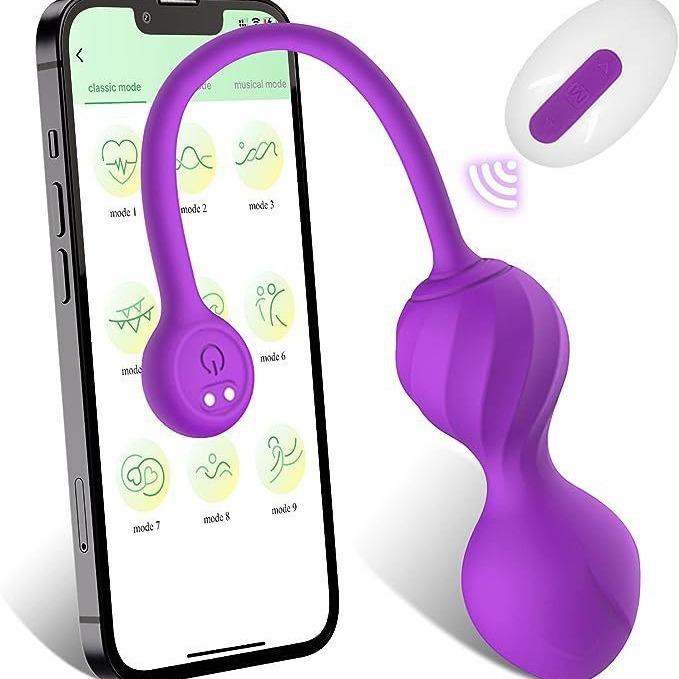 Wireless APP Remote Control Vibrators for Women Clitoris Nipple Stimulator Kegel Ball Sex Toy Female for Adult 18 Couple
