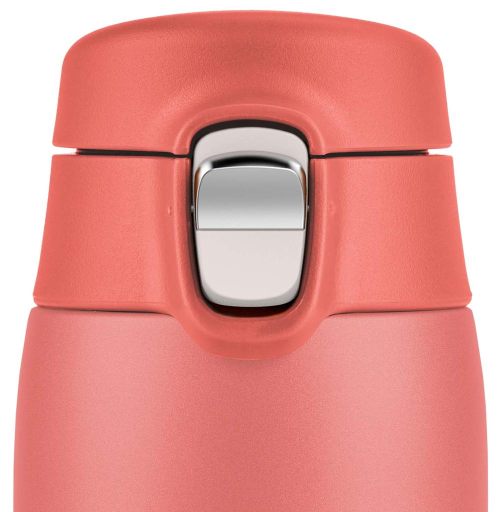 T-fal Rouge N21508 480ml Stainless Steel Water Bottle with One-Push Opening and Slide Lock