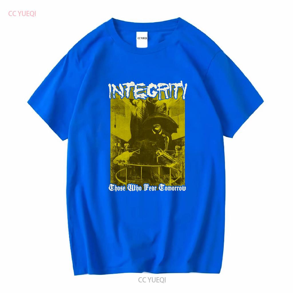 Integrity Those Who Fear Tomorrow Hardcore Band T Shirt Cb778 Vintage Washed Stylish Soft Streetwear Unisex
