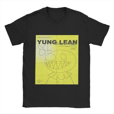Yung Lean  Men's T Shirt  Cool Tee Shirt Short Sleeve Crewneck T-Shirts Pure Cotton Graphic Printed Tops