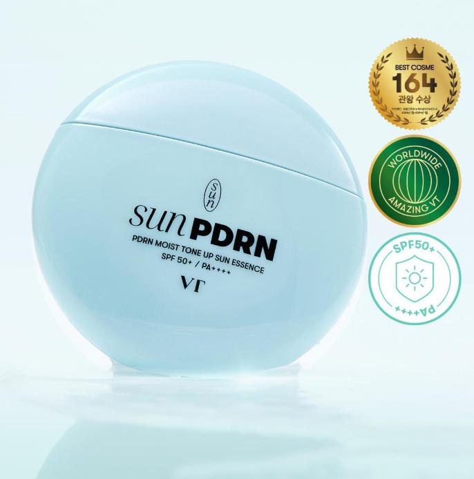 VT PDRN Увлажняющая солнцезащитная эссенция с тонирующим эффектом 50 г – Осветление и защита от УФ-лучей