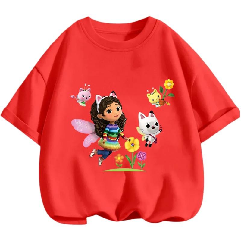 Axolotl Graphic Print Creative T-Shirts, Soft Comfy Crew Neck Short Sleeve Tee, Girls' Summer Tops
