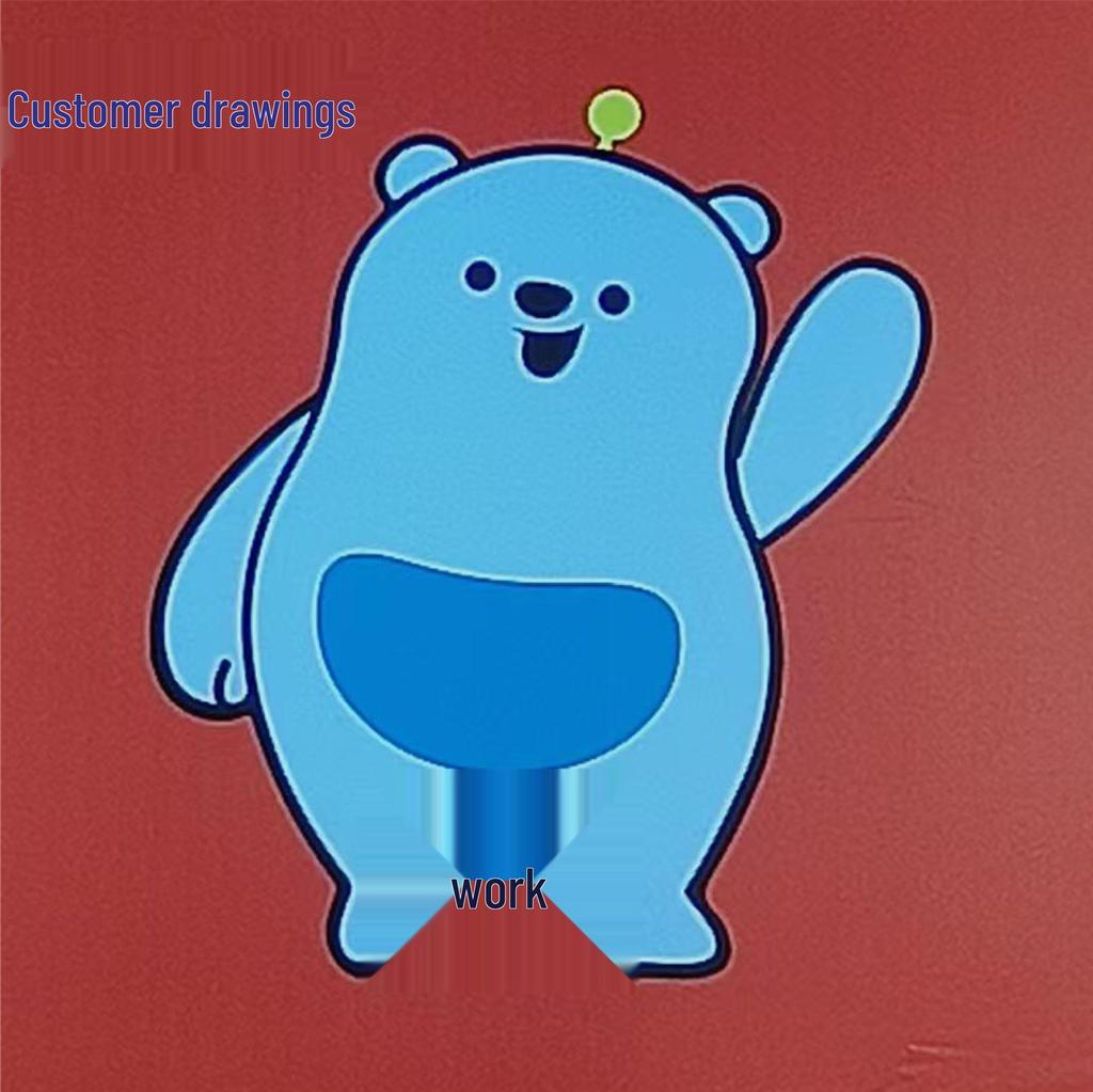 2026 World Cup Giant Cartoon Mascot Inflatable Football Model