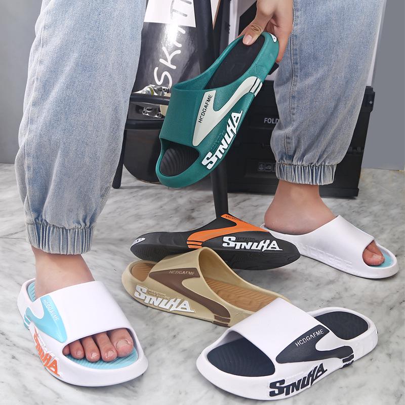 Men's Summer Non-Slip Outdoor & Indoor Cool Sport Slippers, Plus Size.