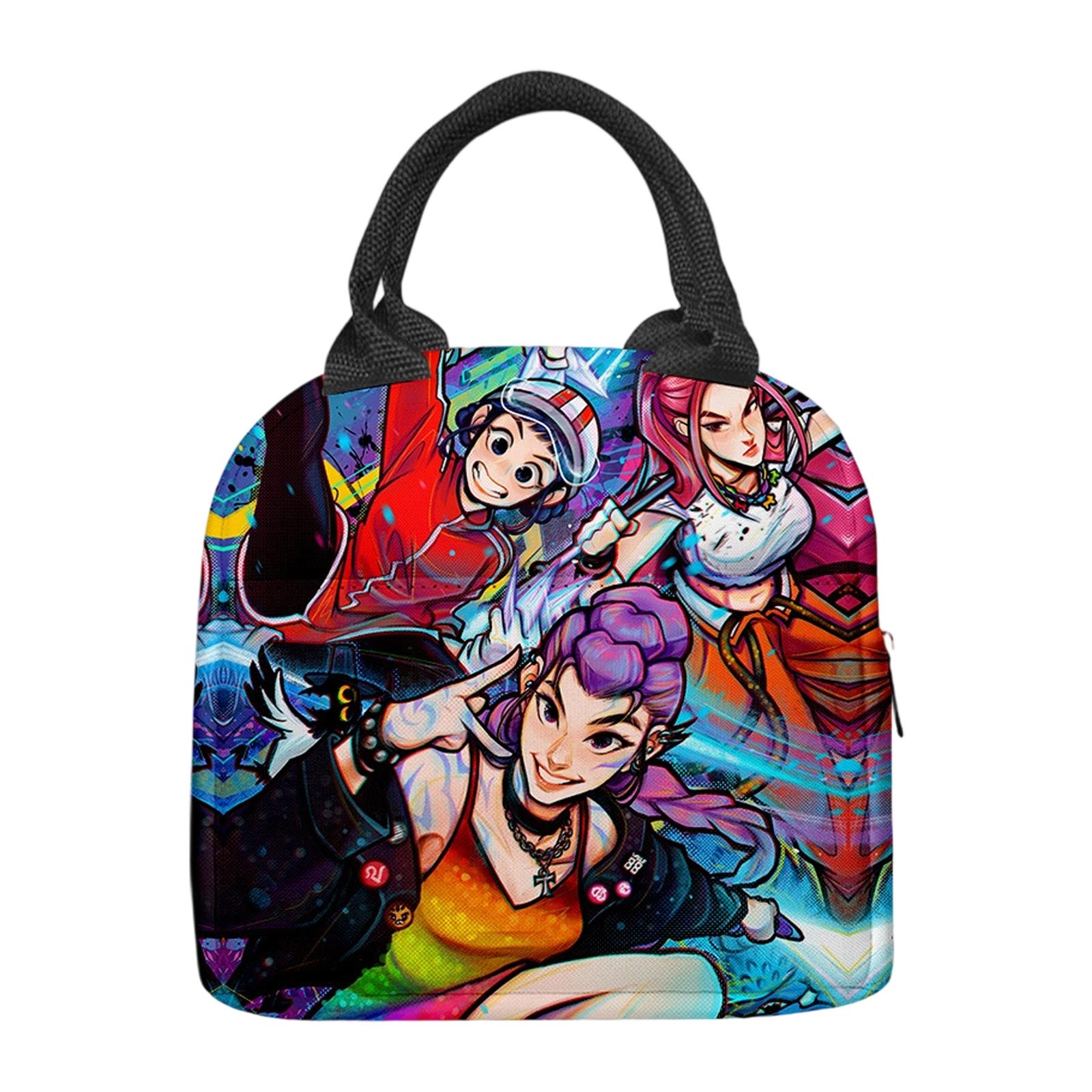 

Персонализированная печатная сумка для ланча, модная сумка One Size