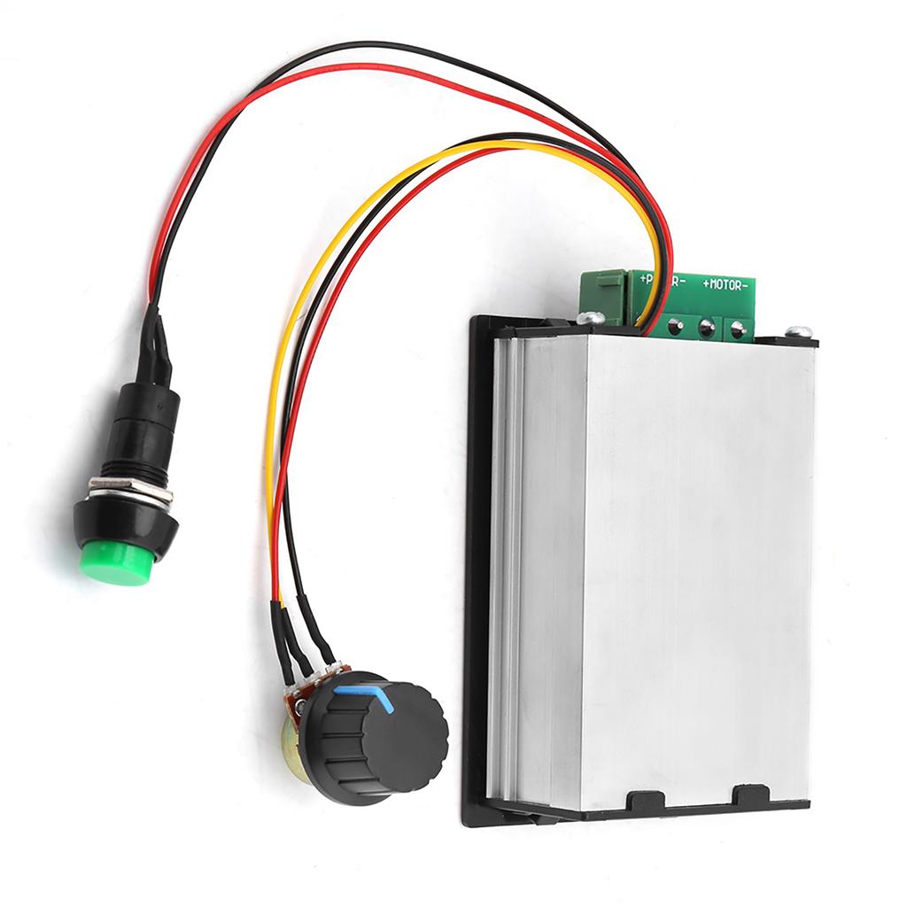 DC 6‑60V 12V 24V 36V 48V 30A PWM DC Motor Speed Controller Start Stop Switch