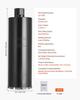 Core Drill Bit, 127 mm Diameter, 356 mm Drilling Depth, 1-1/4 in-7 Internal Thread, High-Precision Welding Technology, Wet Diamond Core Bit for