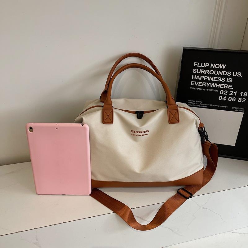 Large capacity, short-distance business trip, hand-held travel bag, women's fashion and light storage, maternity luggage bag, sports bag, fitness bag.