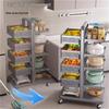 Beifu Modern 5-Tier Carbon Steel Kitchen Storage Rack