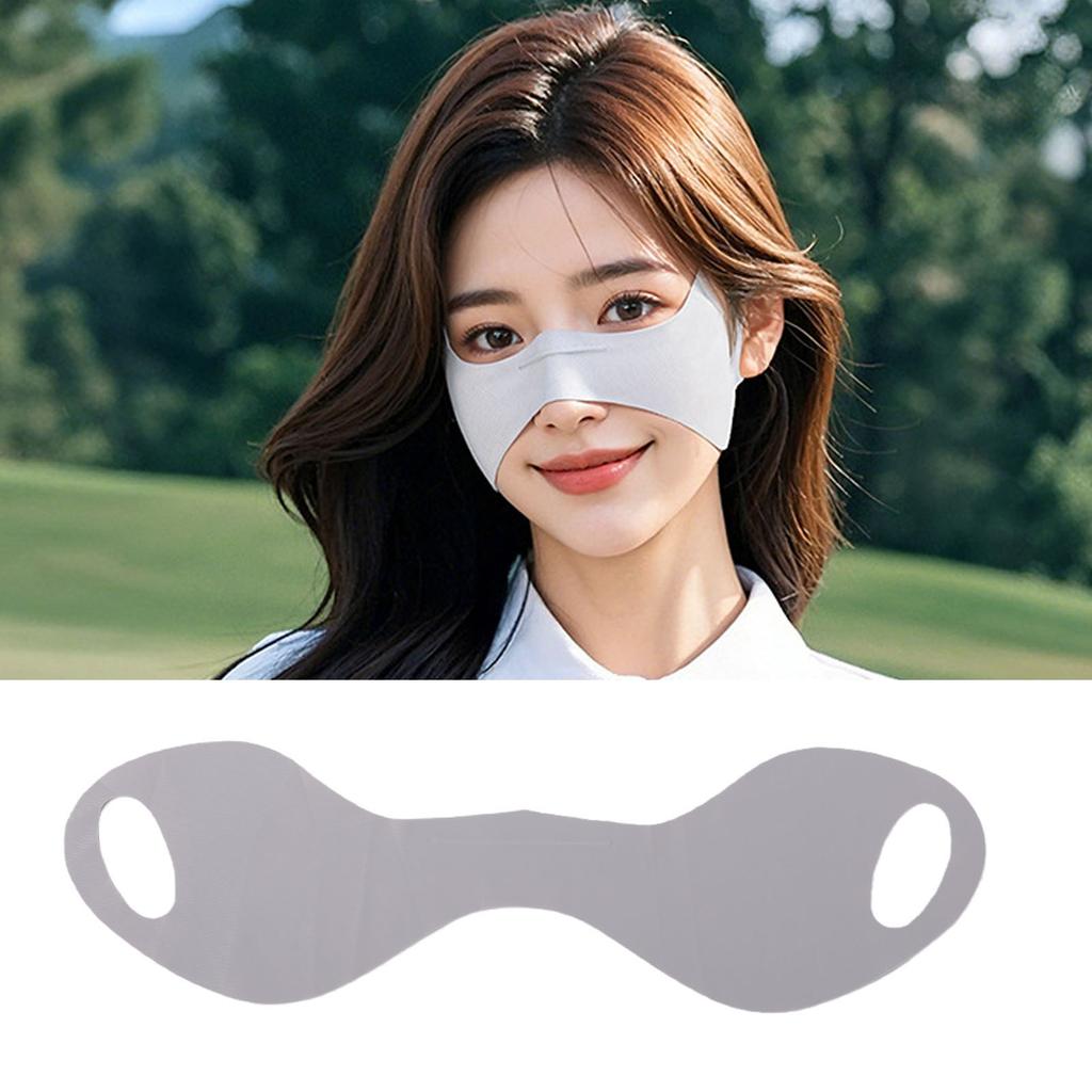 Half Women Face Cover Breathable Quick Drying Sun Screen Protector for Face Outdoor Activities Use