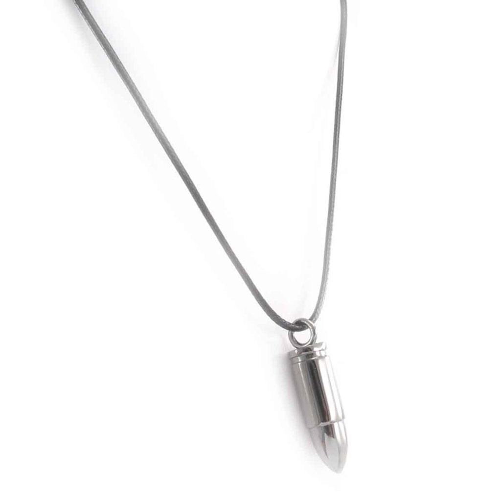 Les Trésors De Lily [J8484] - Black Silver 'Ball' Necklace - 3x1 Cm