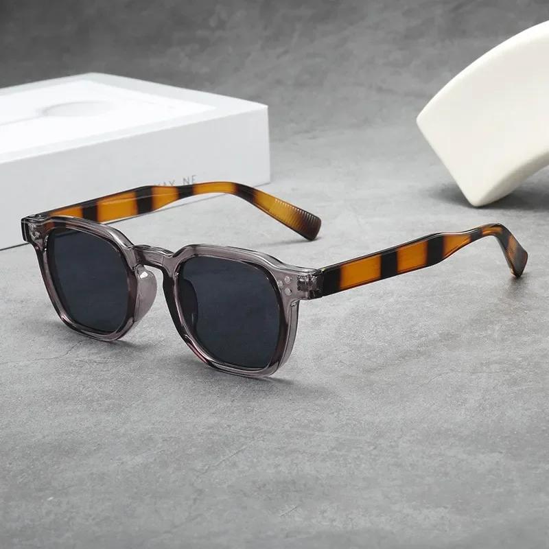 Fashion Vintage Rivet Oval Sunglasses Women Men Luxury Black Leopard Sun Glasses Anti Blue Light Eyeglasses Frame