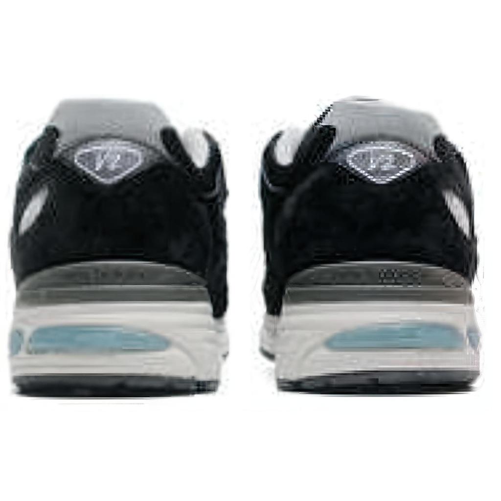 New Balance 991v2 מיוצר באנגליה נעלי סניקרס יוניסקס שחורות אפורות U991BK2