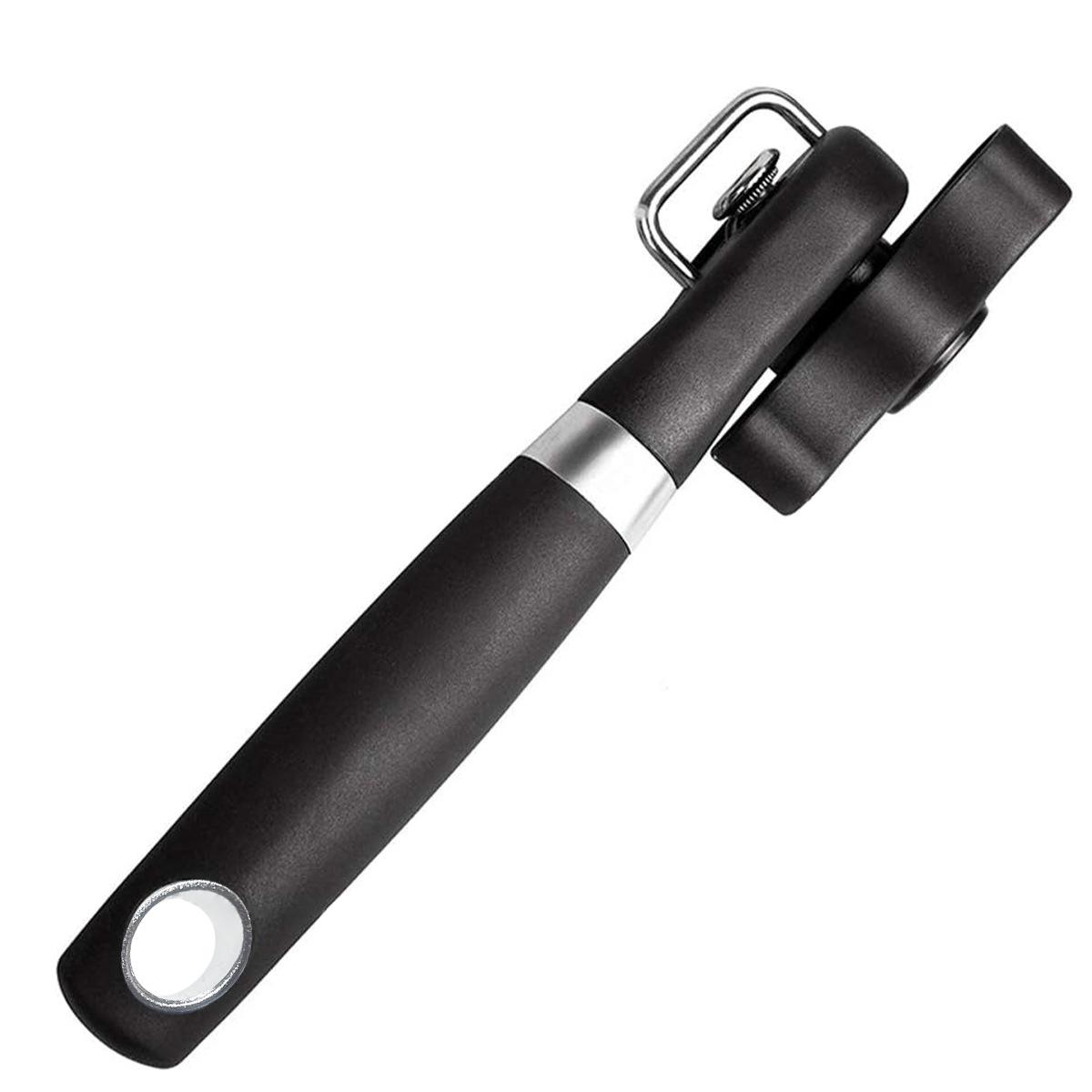 

Professional Kitchen Plastic Manual Can Opener Small Tool Easy to Hold Side Cut Manual Can Opener, Suitable for Opening Can чёрный