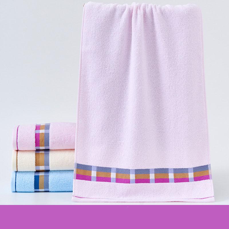 Pure Cotton Thick Absorbent Face Towel Large Size Home Bath Towel with Jacquard Patterns Quick Dry Soft Skin Friendly