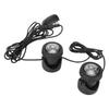 Pond Lights Color Changing IP68 Waterproof Submersible LED Spotlights with Colored Lenses for