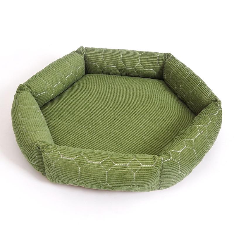 Winter-warm Detachable and Washable Pet Bed Corduroy Wear-resistant Cat and Dog Sleeping Pad Large Space Suitable for All Season