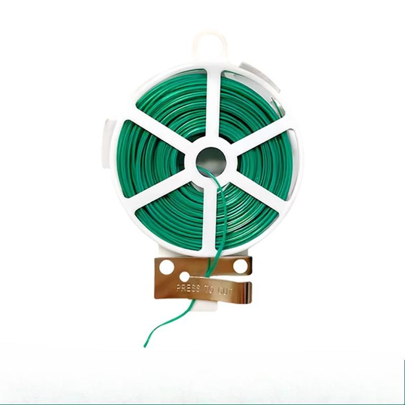 Garden Binding WireFixed Garden Binding WirePlastic-coated Iron Wire Rose Climbing Plant Fixing FrameFlower Support