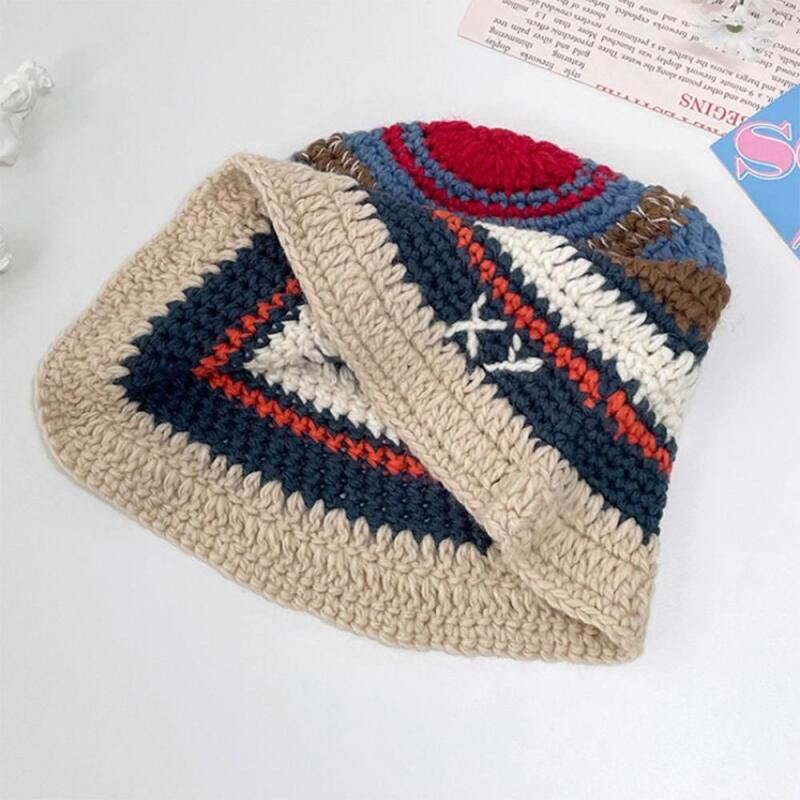 Women s Knitted Handmade Bucket Hat C6482_Multi