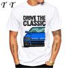 Guida La Classica CRX JDM Civic Type R Maglietta Nuova Uomo Manica Corta Ragazzo Top Casual Leggenda Giapponese Re del Drift Magliette Bianche