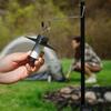 Camping Lantern Pole Hooked Stand for Picnic Lighting Professional Multipurpose Quick Installation Sturdy 32cm Length Compact