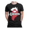 T-shirt da uomo Groenlandia Non è in Vendita Casual 100% Cotone Magliette Manica Corta T-shirt Girocollo Abbigliamento Grafica