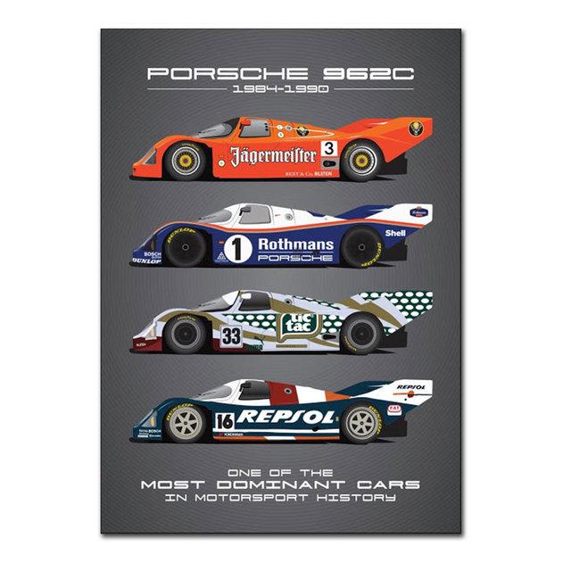 Classic Racing LE MANS Car Poster Print Canvas Painting Home Decor Wall Art Picture for Living Room Office Frameless Cuadros No Frame