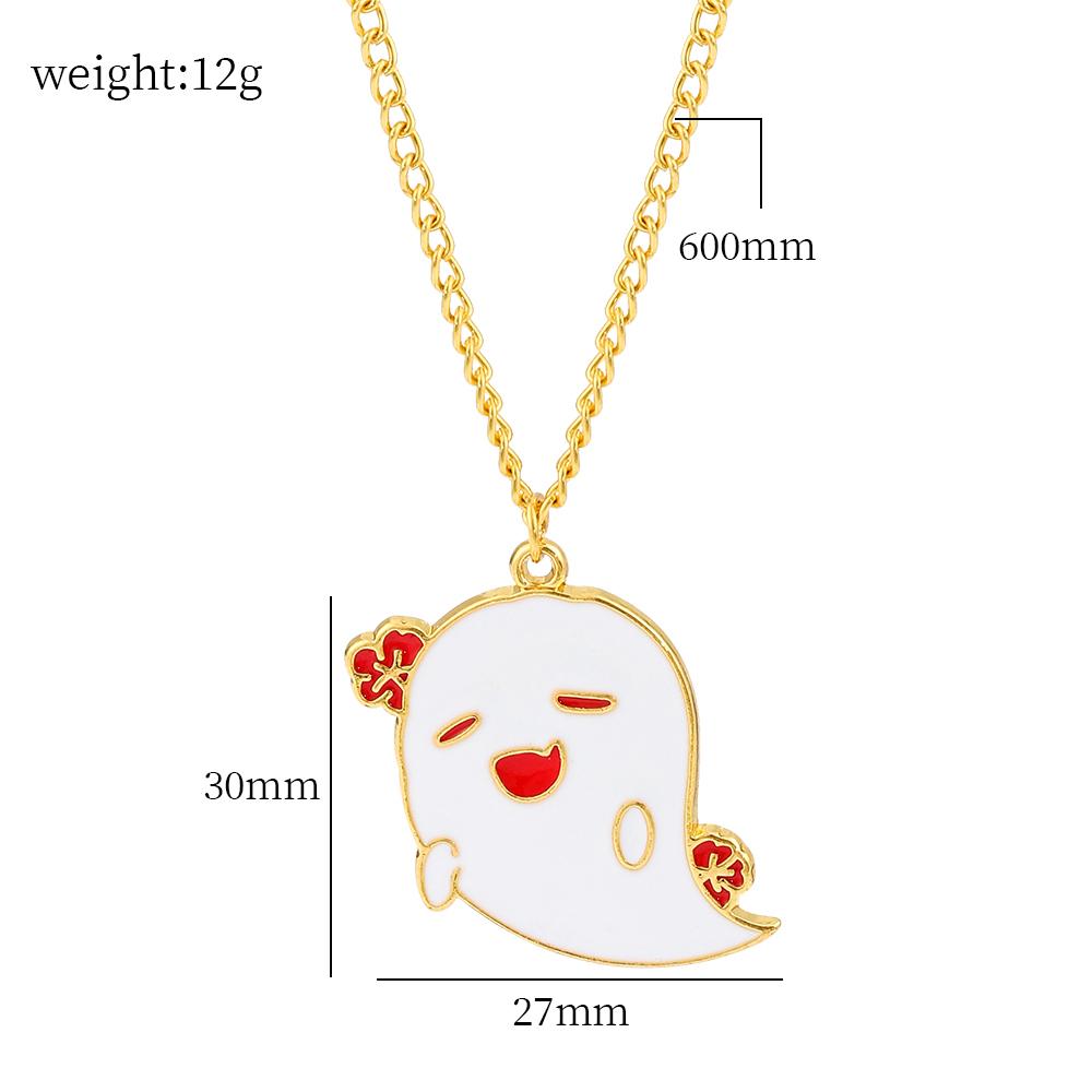 Spiel Genshin Impact Serie Cosplay Anhänger Halskette Niedliche Mode Geist Halskette Geeignet für Mädchen Zubehör Geschenke