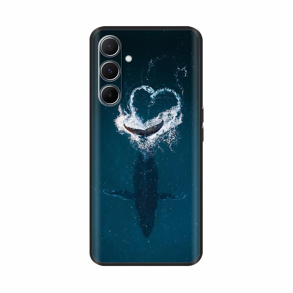 Silicon Phone Case For Samsung Galaxy A26 A36 A56 A16 5G Shockproof Shell Soft Black Painted Back Cover Fundas Cases Coque Para