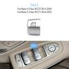 Car Front Rear Window Switch Repair Button Caps Key Cover Trim For Mercedes Benz E S Class W213 W222 E300 E350 S320 S350 S450