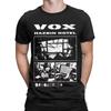 VOX Hazbins Hotels T-Shirts Men Casual 100% Cotton Tee Shirt O Neck Short Sleeve T Shirt Plus Size Clothes