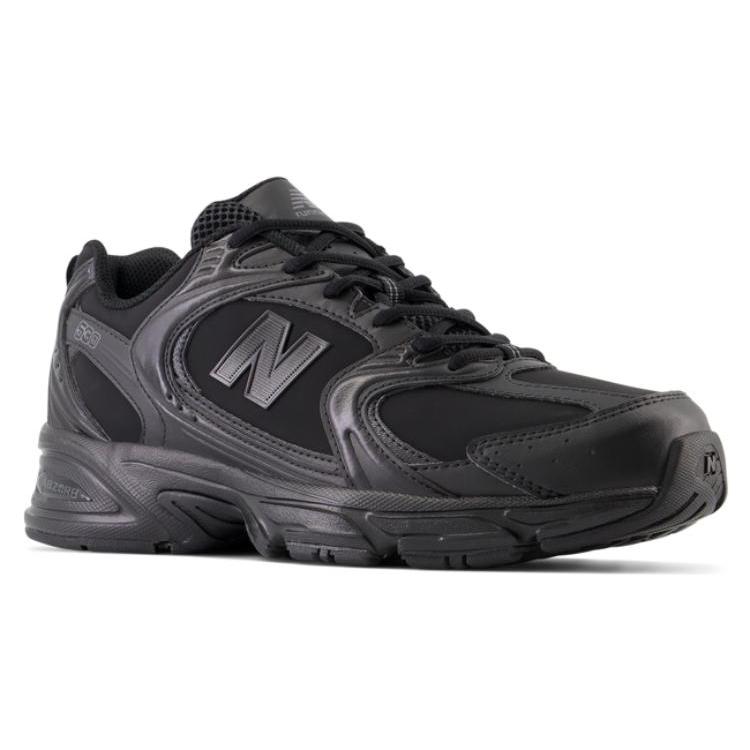 Nové New Balance 530 Triple Black Kůže MR530NB