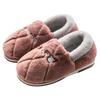 Women's Cotton Slippers Winter Bag Heel Indoor Home Warmth Men's Velvet Household Wool Cotton Shoes Women's Outer Wear Winter
