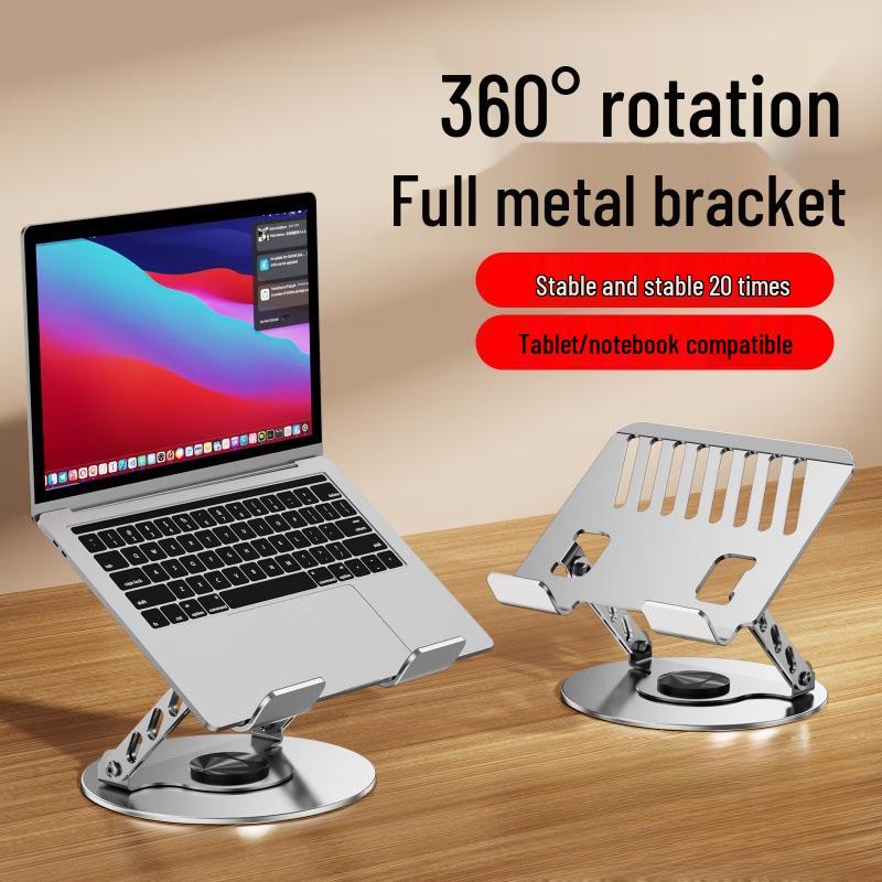 Ollymurs 360-Degree Rotating Metal Tablet & Laptop Stand