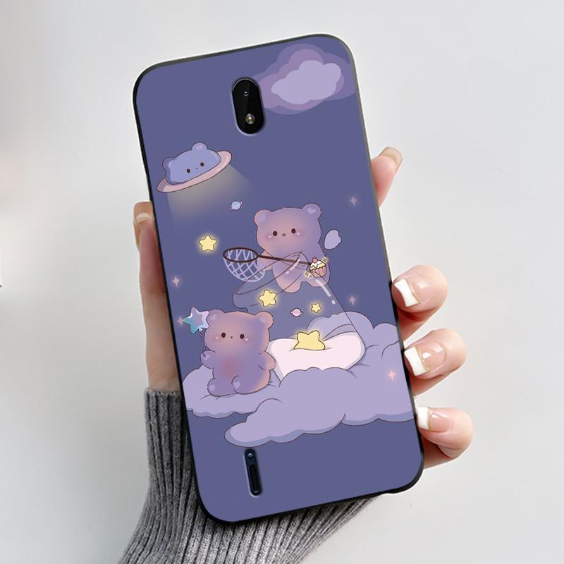Casing For Nokia C01 Plus TA-1383 TA-1387 C1 2nd Edition Case Aesthetic Fashion Cute Cat Soft Silicone TPU Shockproof Back Cover