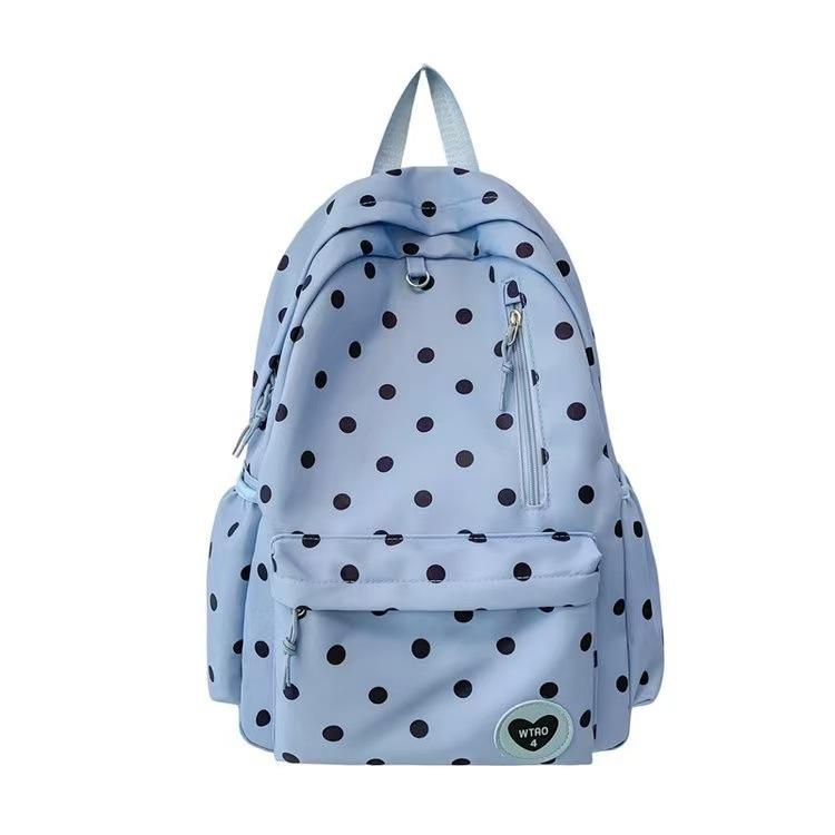 Zaino Giapponese Piccolo Fresco Pois Zaino Fiocco Studente Scuola Media Viaggio Stile College Zaino Leggero