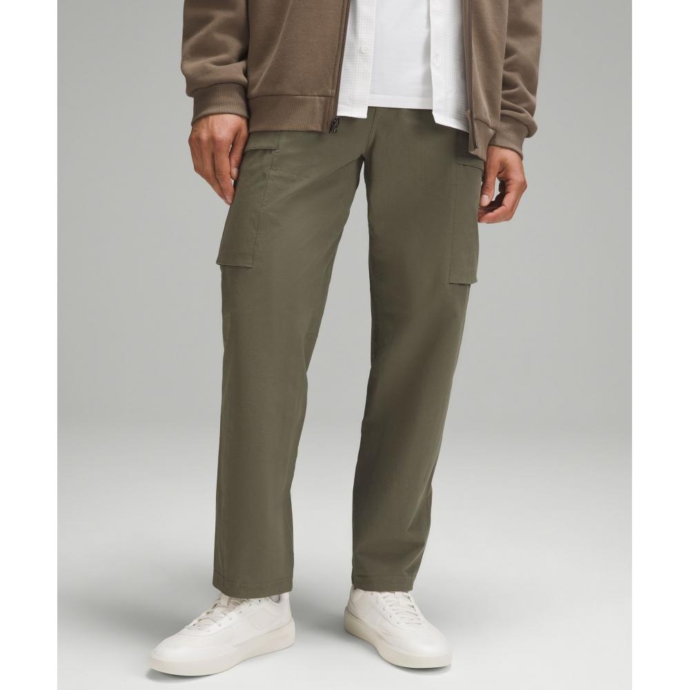 

Lululemon Stretch Cotton Versatwill Relaxed Fit Cargo Pant Army Green 38