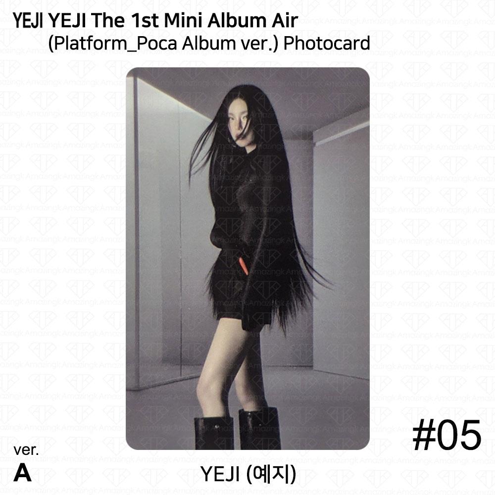 

Yeji The 1st Mini Album AIR Official Photocard Platform Poca album ver ITZY KPOP Photocard #5 (A ver.)
