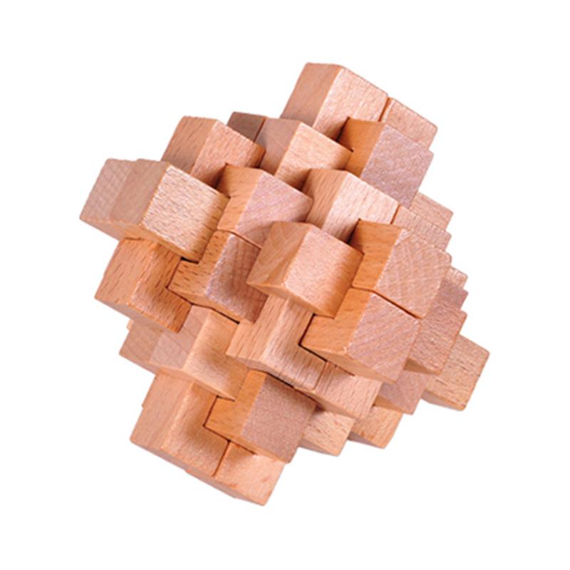 Puzzle 3D in Legno a Incastro Rompicapo Adulti Bambini Ragazzi Ragazze Lucchetto di Luban Sfida QI Idee Regalo Educative e Divertenti