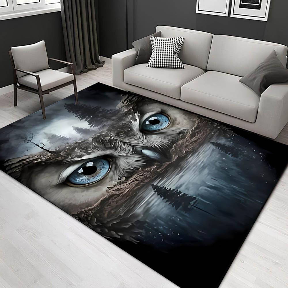 

1pc 1018590723Pattern Carpet, Area Rug For Living Room Bedroom Room Bed Chair Laundry Entryway Corridor Yard Non-slip Outdoor Camping Rug Fl 60cm by 90cm