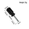 Strong Magnetic Slotted & Phillips Screwdriver Set, Black Handle (5.0, 3.0, 4.0)
