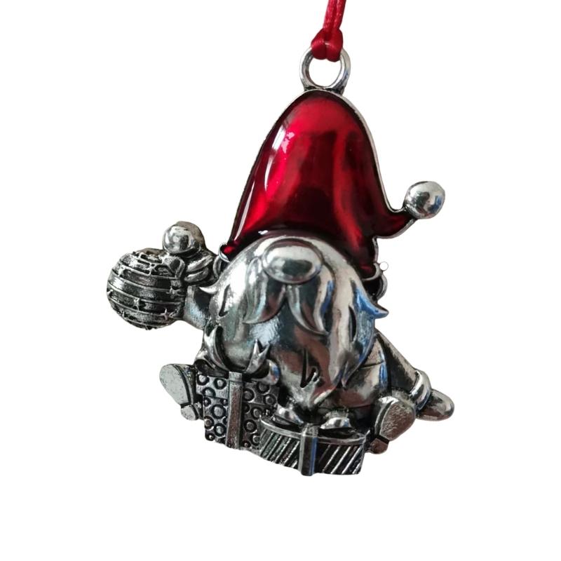 Christmas Tree Decorations Metal Dwarf Pendant Festival Tree Hanging Ornament For Mantels Wreath Holiday Decoration