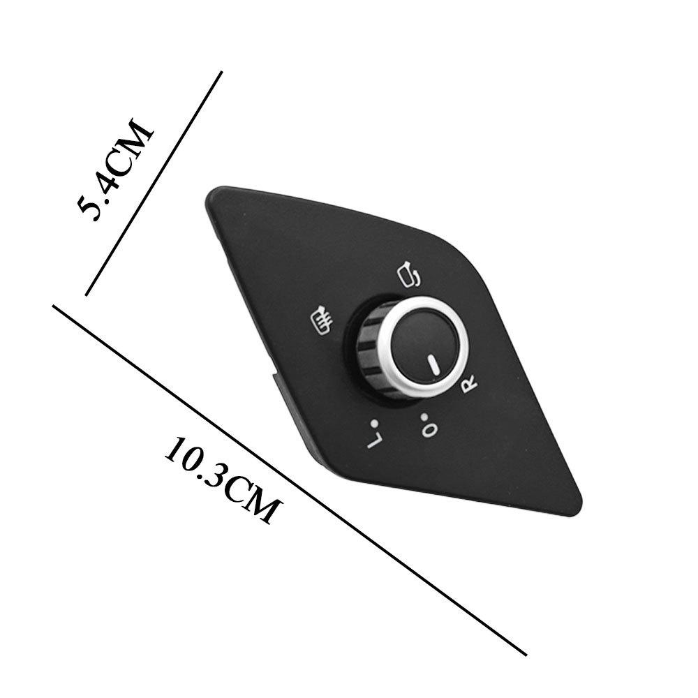 6-Pin Rearview Mirror Adjustment Knob Switch Compatible with Volkswagen Jetta Reversing Mirror